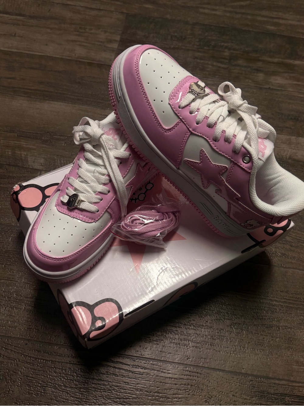 Women Bape Hello Kitty Shoes